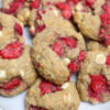 Gluten Free Raspberry Oatmeal White Chocolate Cookies - Set 4
